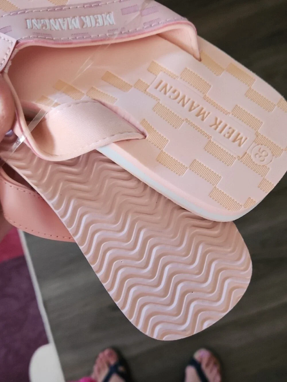 Women's Pink Thong Sandals